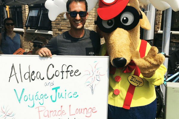 Fun with Aldea Coffee during Coast Guard Festival Week in Grand Haven - Aldea Coffee