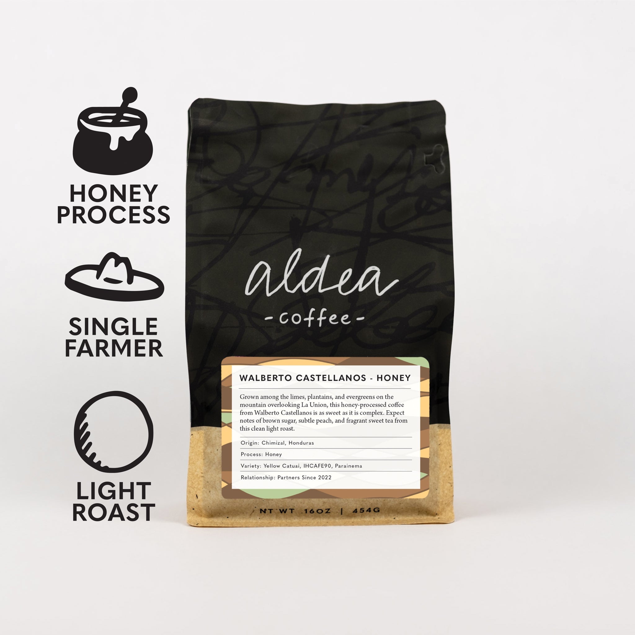 Walberto Alvarado Castellanos - Honey Process - Aldea Coffee